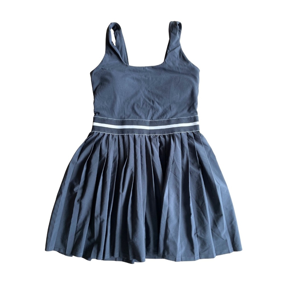 Target All In Motion Women's Pleated Active Skirt Dress, Black, Built in Shorts